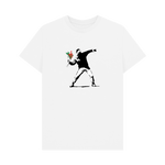 White Printed T-shirt Front