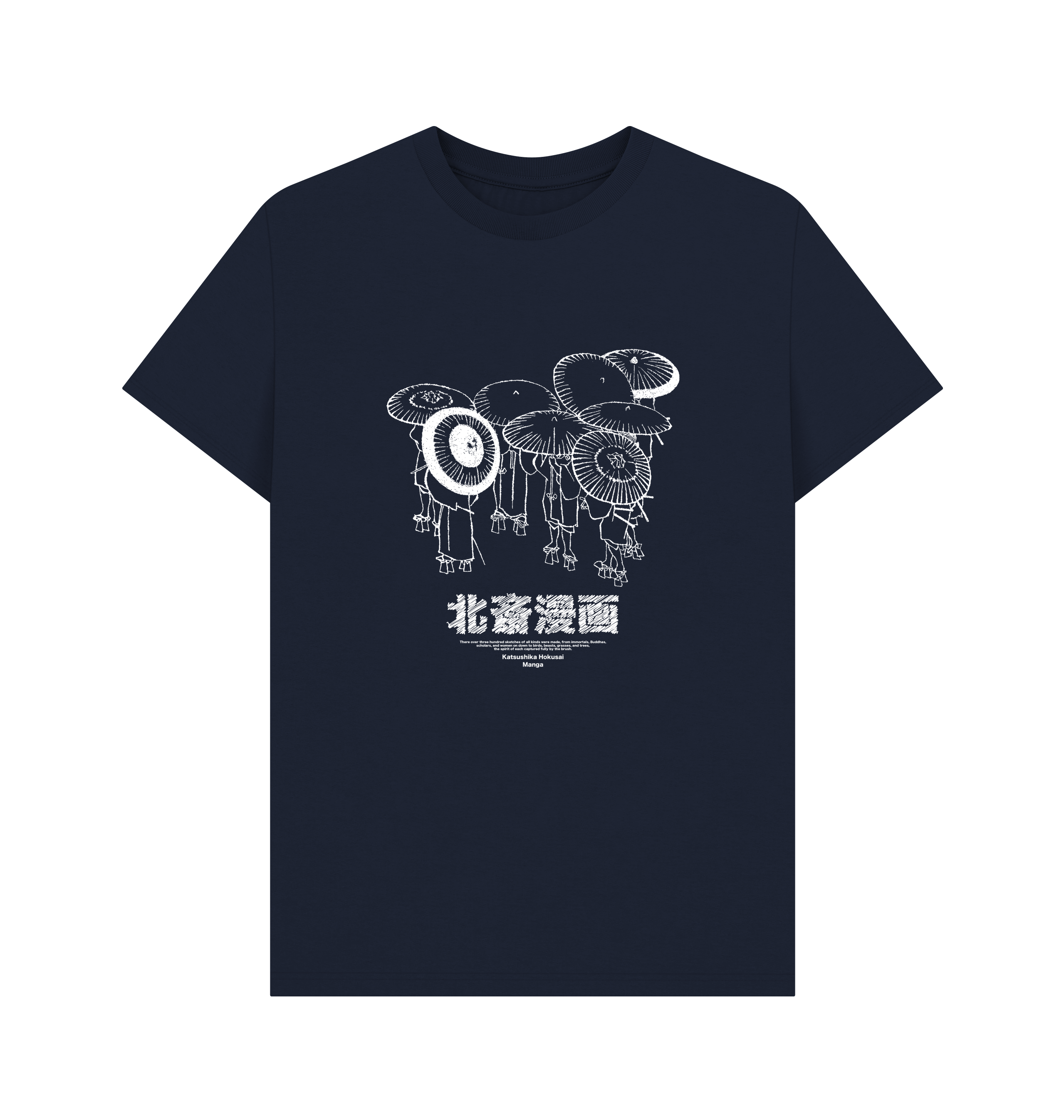 Navy Blue Printed T-shirt