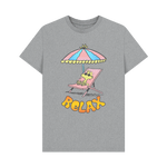 Athletic Grey Printed T-shirt Front