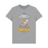 Athletic Grey Printed T-shirt Front
