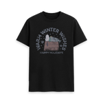 Black Printed T-shirt Front