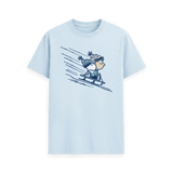 Sky Blue Printed T-shirt Front