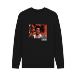 Black Printed Sweater