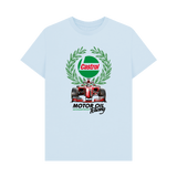 Sky Blue Printed T-shirt Front