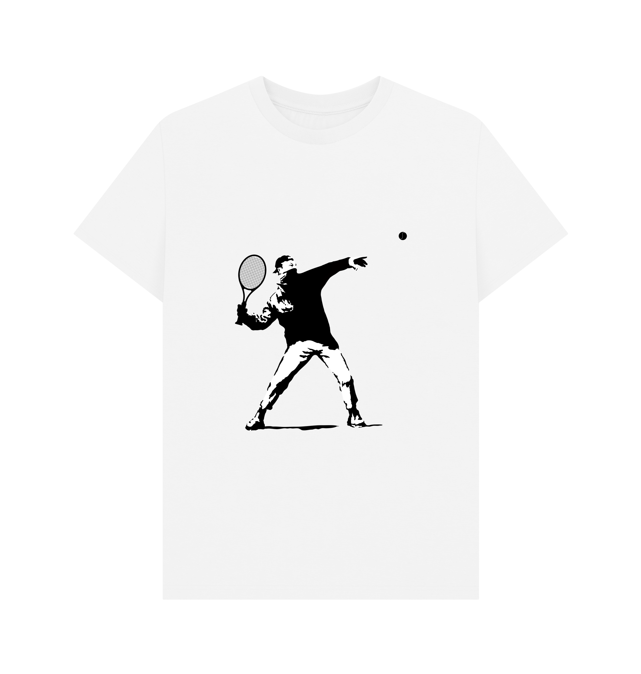 White Printed T-shirt