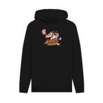 Black Printed Hoody