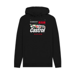 Black Printed Hoody Front