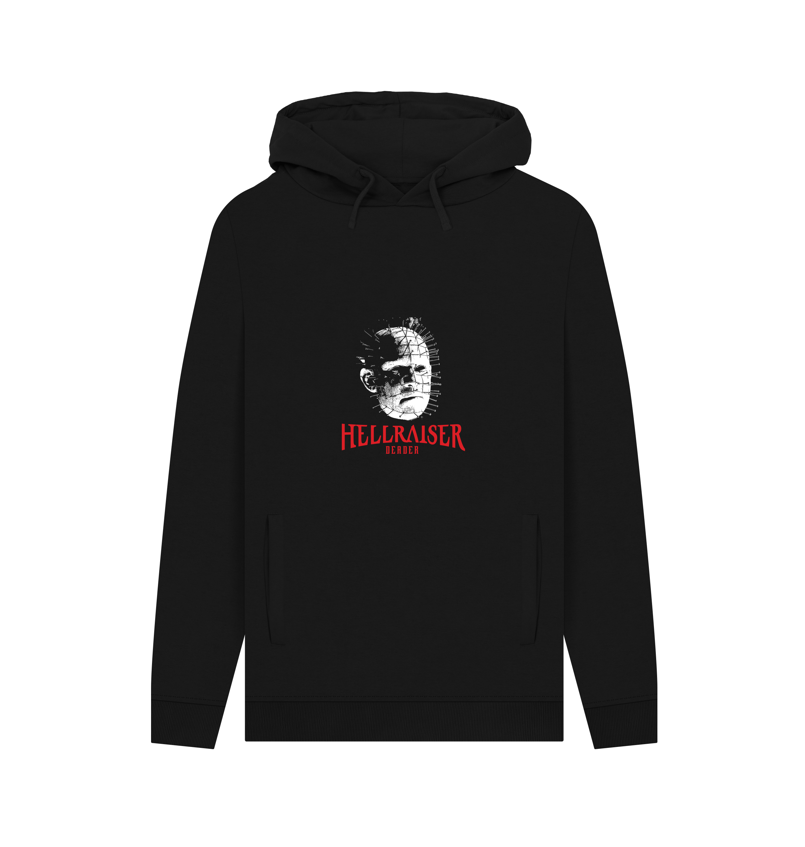 Black Printed Hoody
