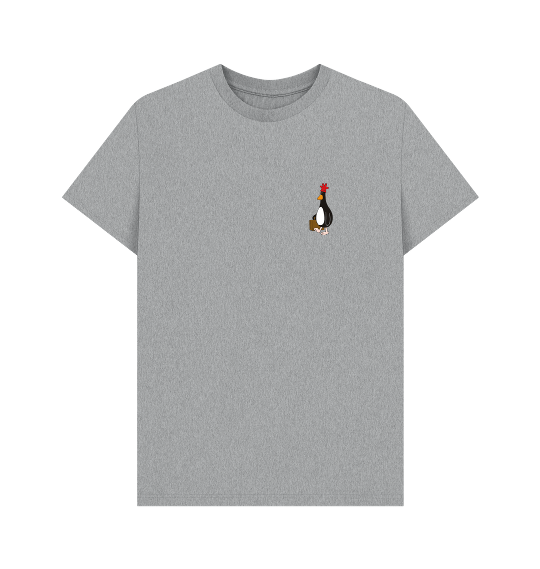 Athletic Grey Printed T-shirt Front