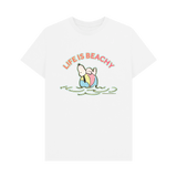 White Printed T-shirt Front