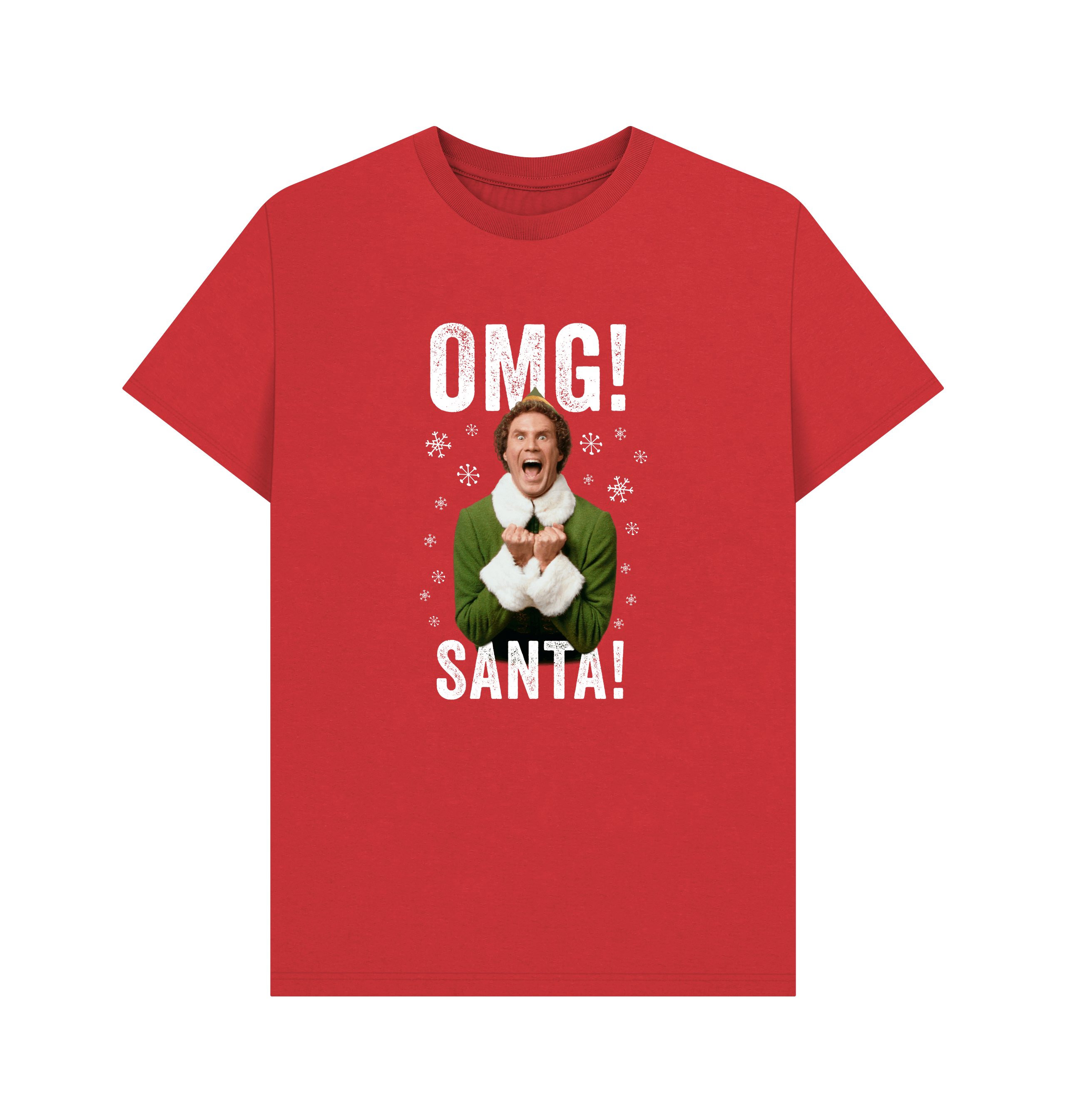 Red Printed T-shirt Front