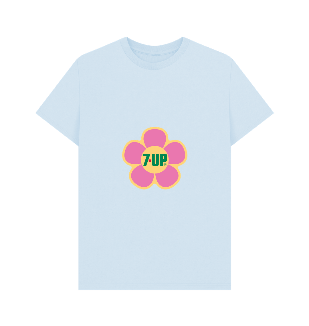 Sky Blue Printed T-shirt