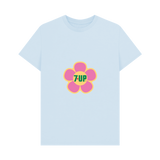 Sky Blue Printed T-shirt