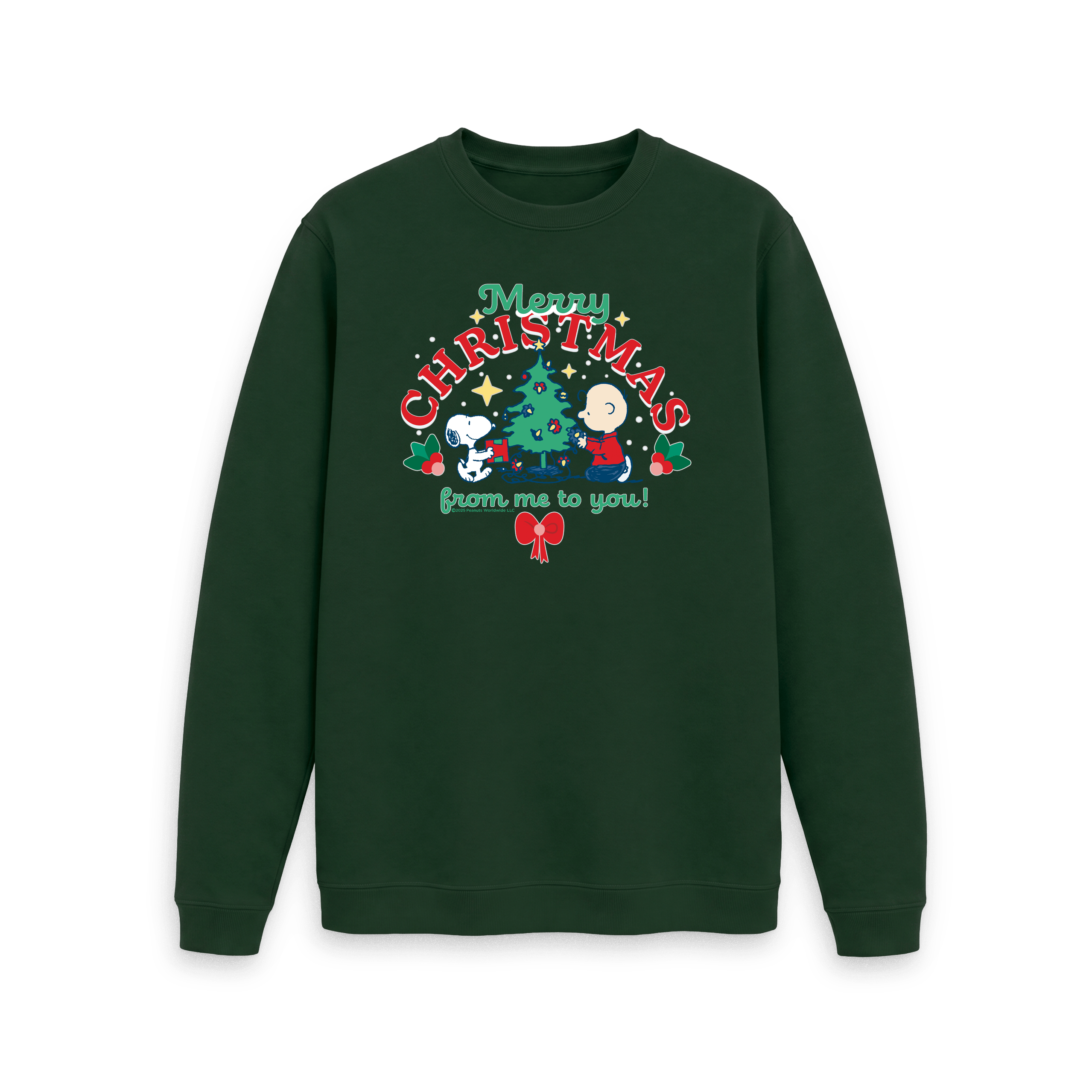 Evergreen Printed Sweater Front