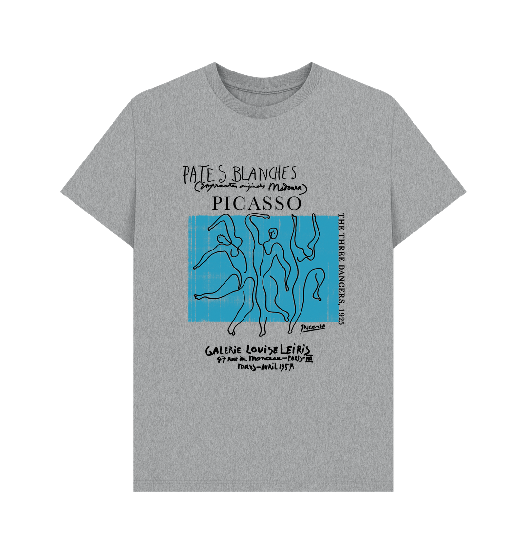 Athletic Grey Printed T-shirt Front