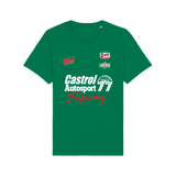 Varsity Green Printed T-shirt Front