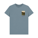 Stone Blue Printed T-shirt Front