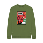 Khaki Printed Sweater Front