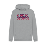 Light Heather Printed Hoody Front