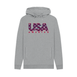 Light Heather Printed Hoody Front