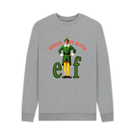 Light Heather Printed Sweater Front
