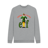 Light Heather Printed Sweater Front