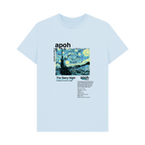 Sky Blue Printed T-shirt Front