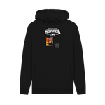 Black Printed Hoody Front