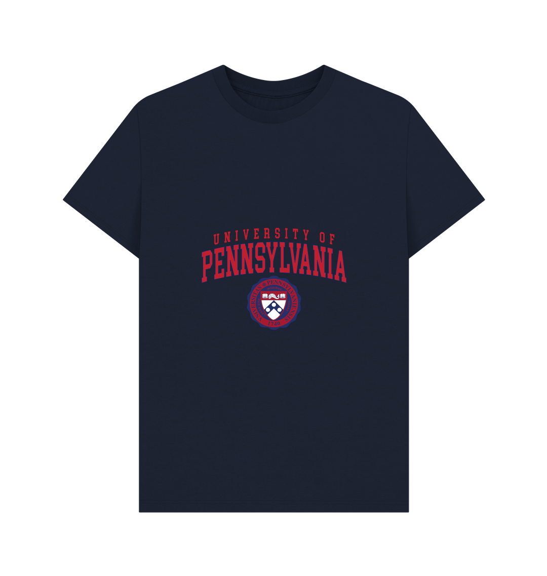 Navy Blue Printed T-shirt