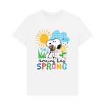 White Printed T-shirt Front