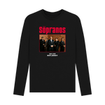 Black Printed Long Sleeve T Shirt Front