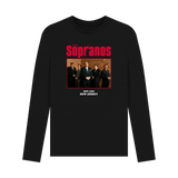 Black Printed Long Sleeve T Shirt Front