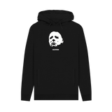 Black Printed Hoody Front