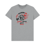 Athletic Grey Printed T-shirt Front