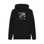 Black Printed Hoody