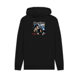 Black Printed Hoody