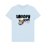 Sky Blue Printed T-shirt Front