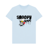 Sky Blue Printed T-shirt Front