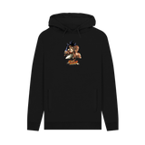 Black Printed Hoody