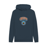 Navy Printed Hoody