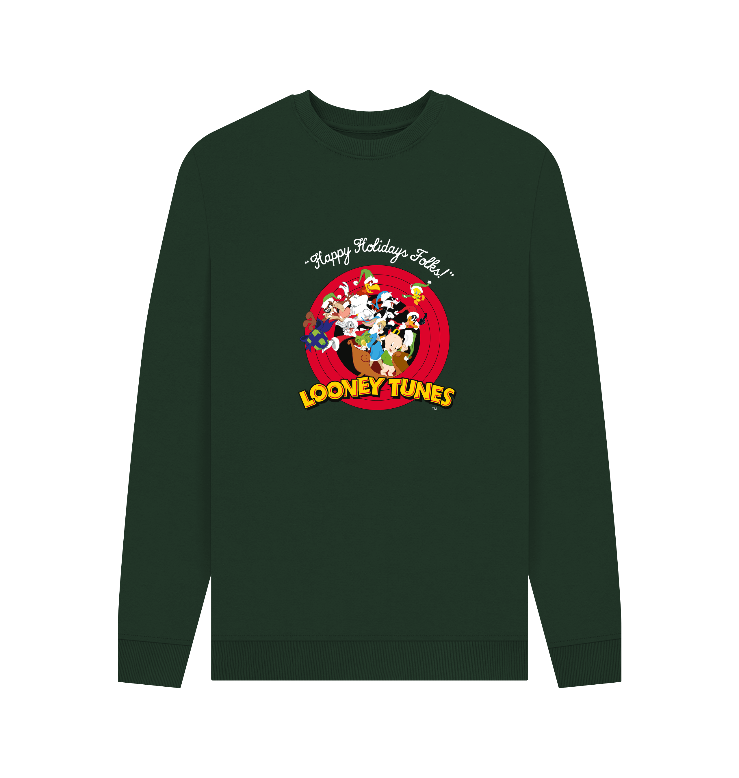 Evergreen Printed Sweater Front