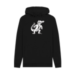 Black Printed Hoody Front