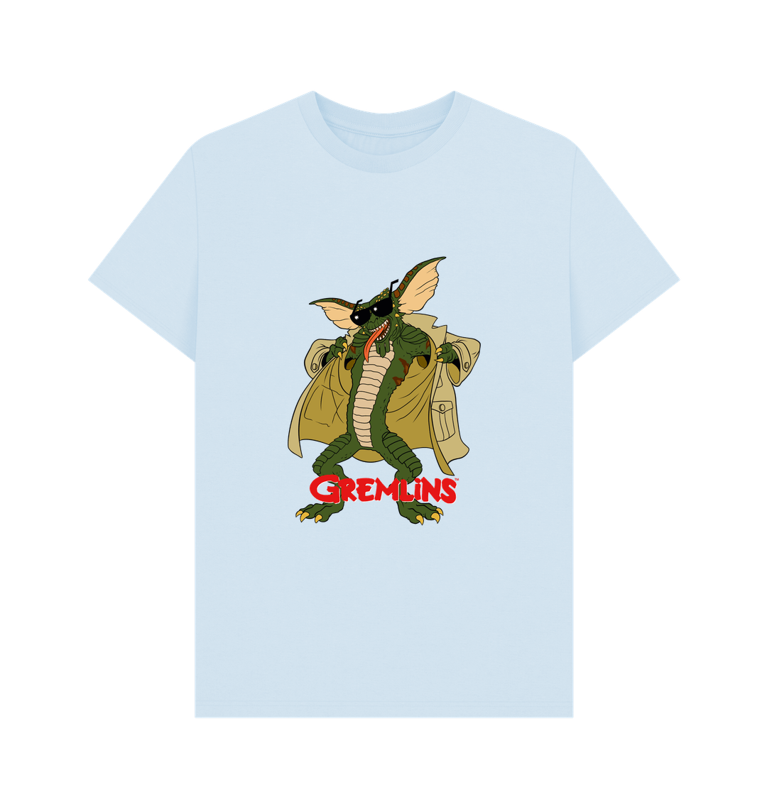 Sky Blue Printed T-shirt