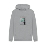 Light Heather Printed Hoody Front