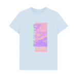 Sky Blue Printed T-shirt Front