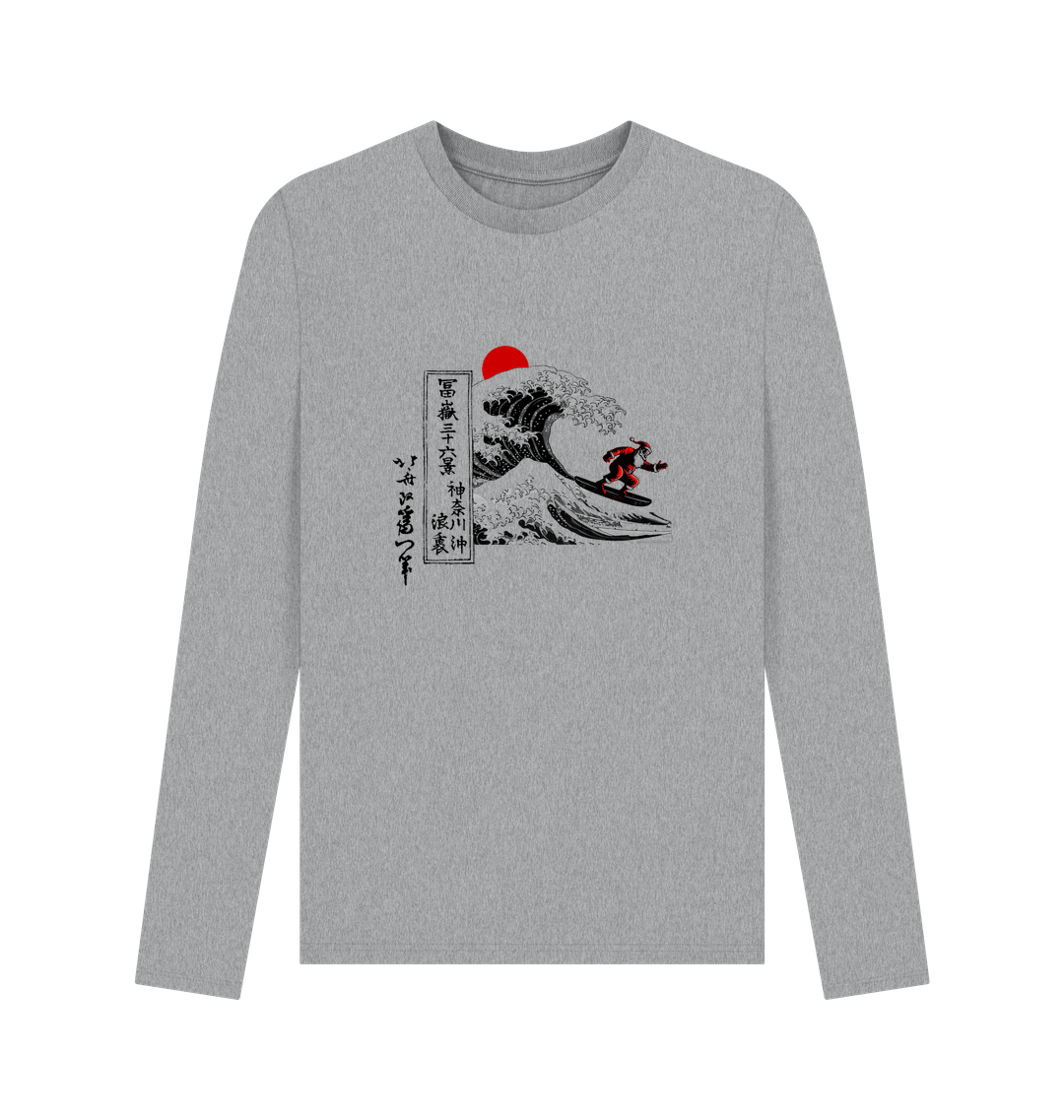 Athletic Grey Printed Long Sleeve T Shirt