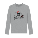 Athletic Grey Printed Long Sleeve T Shirt