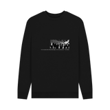Black Printed Sweater