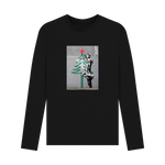 Black Printed Long Sleeve T Shirt