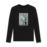 Black Printed Long Sleeve T Shirt